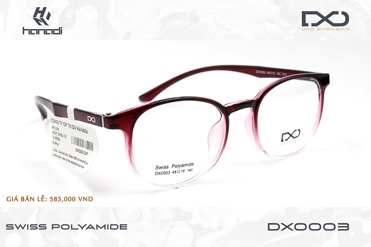 GỌNG SWISS POLYAMIDE DXO003