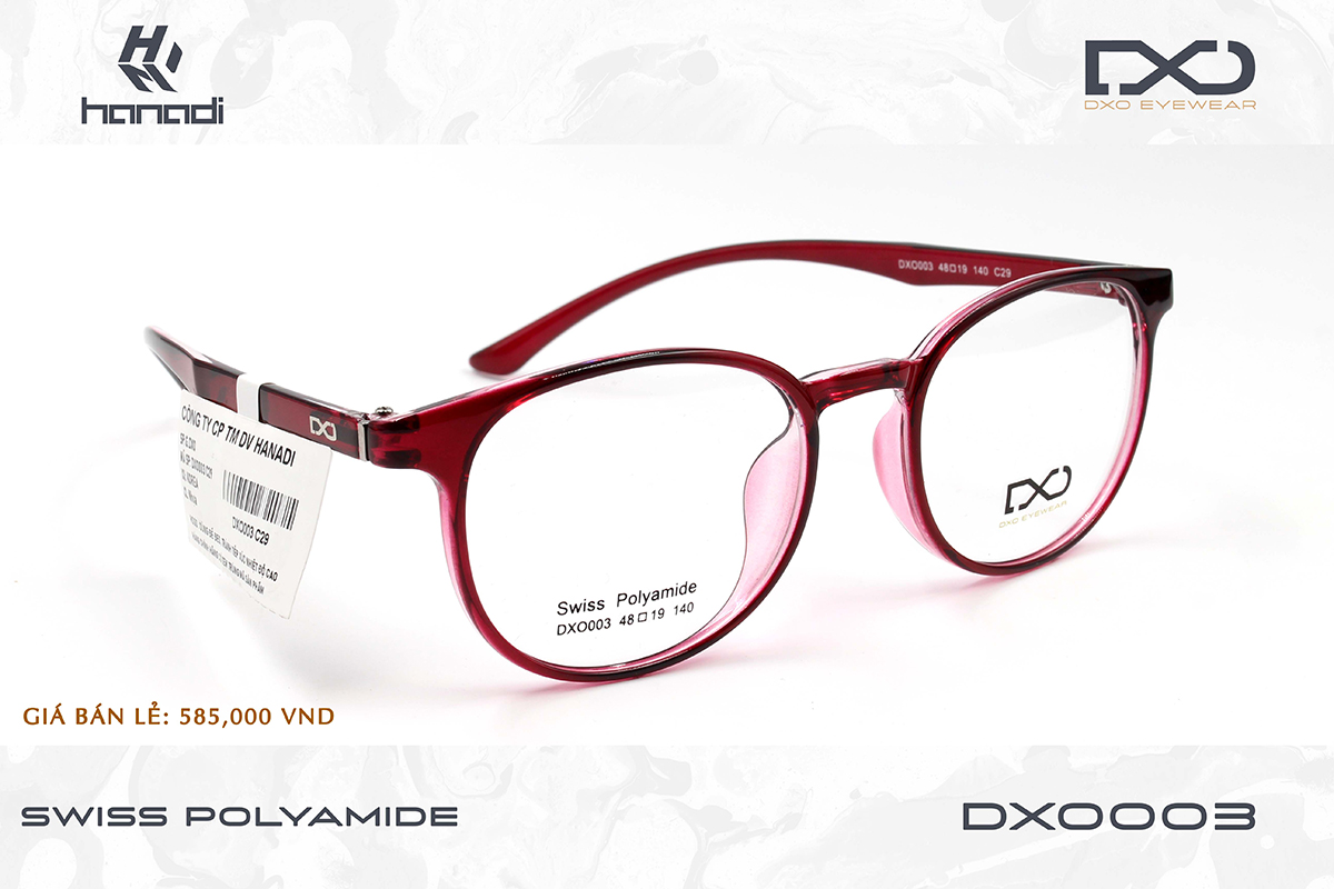 GỌNG SWISS POLYAMIDE DXO003