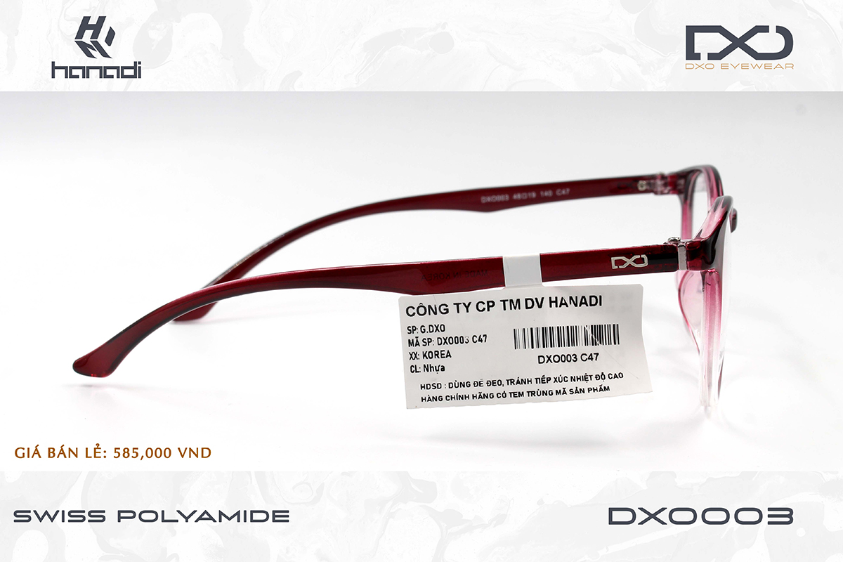 GỌNG SWISS POLYAMIDE DXO003