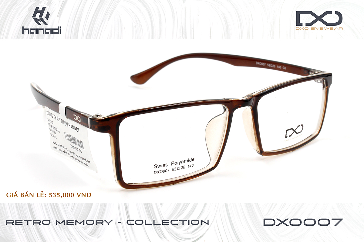 GỌNG SWISS POLYAMIDE DXO007