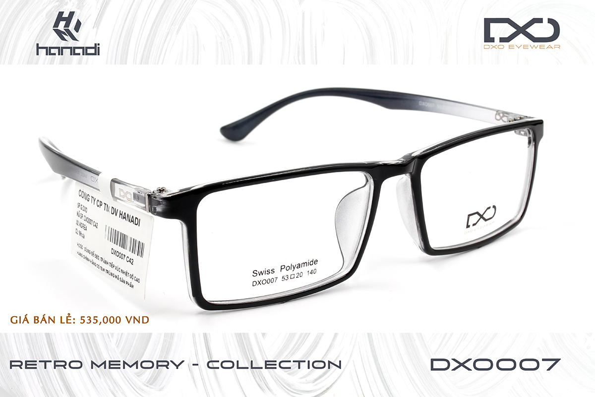GỌNG SWISS POLYAMIDE DXO007