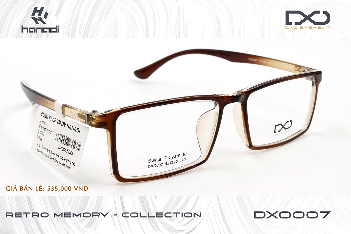 GỌNG SWISS POLYAMIDE DXO007