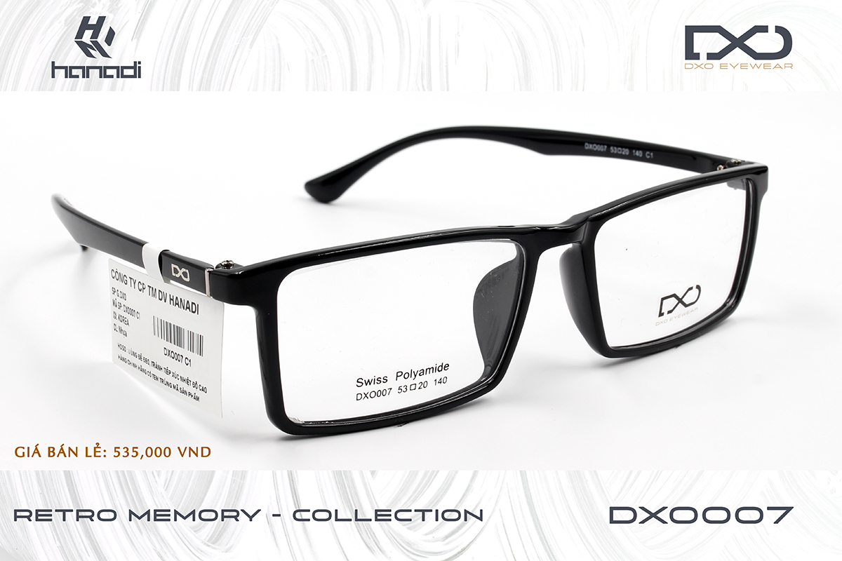 GỌNG SWISS POLYAMIDE DXO007