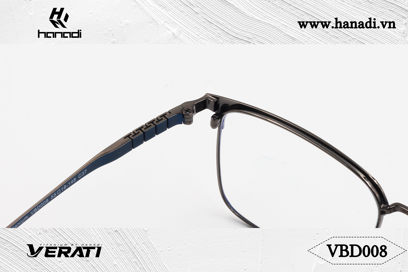 GỌNG TITANIUM VERATI VBD008