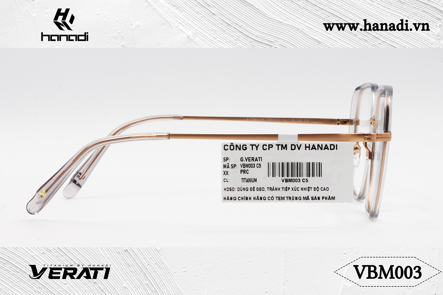 GỌNG TITANIUM VERATI VBM003