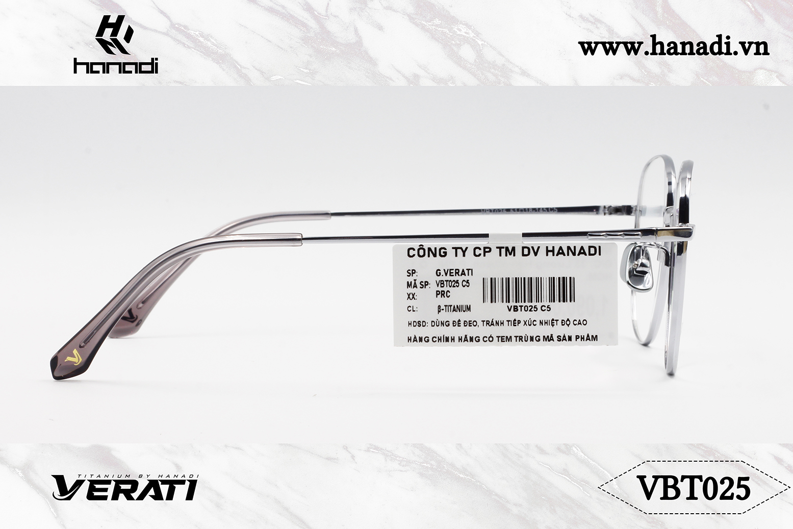 GỌNG TITANIUM VERATI VBT025