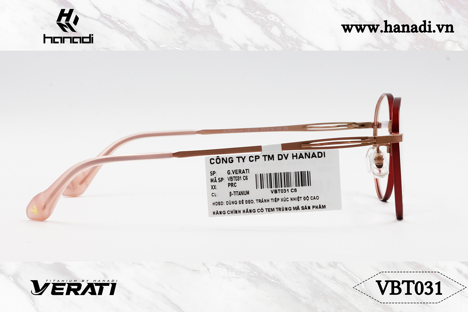 GỌNG TITANIUM VERATI VBT031