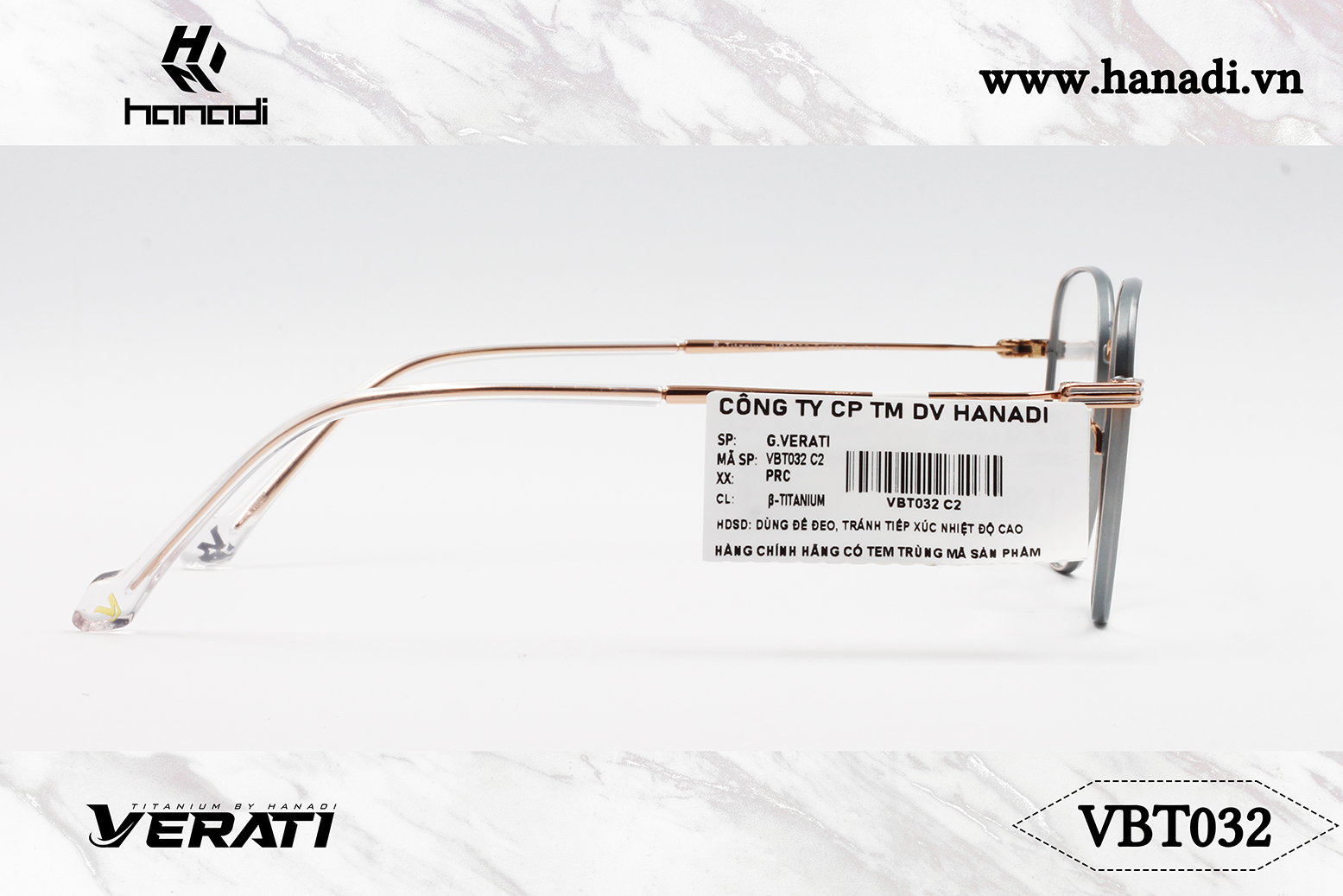 GỌNG TITANIUM VERATI VBT032