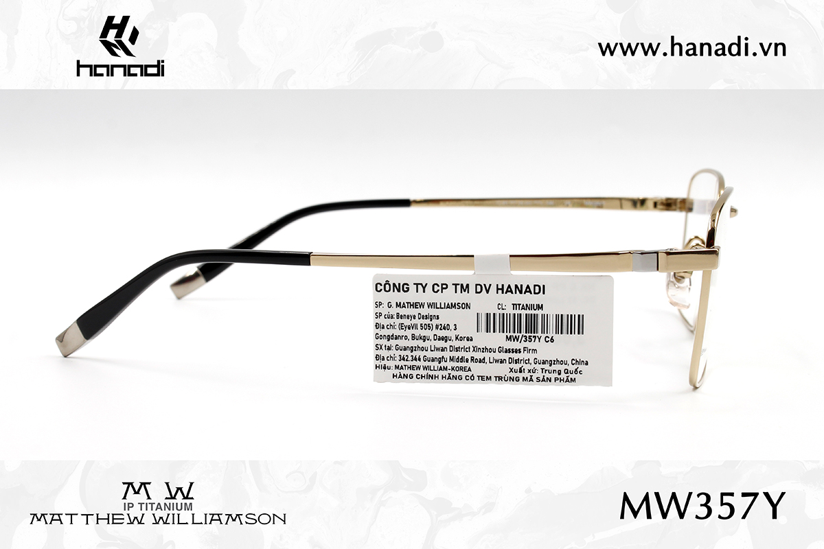 G. TITANIUM MATTHEW WILLIAMSON MW/357Y