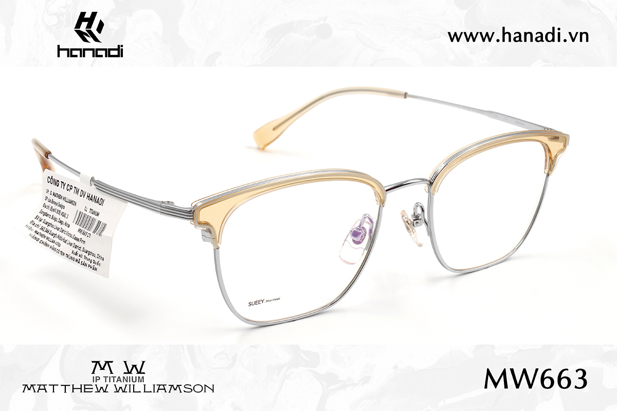 G. TITANIUM MATTHEW WILLIAMSON MW/663