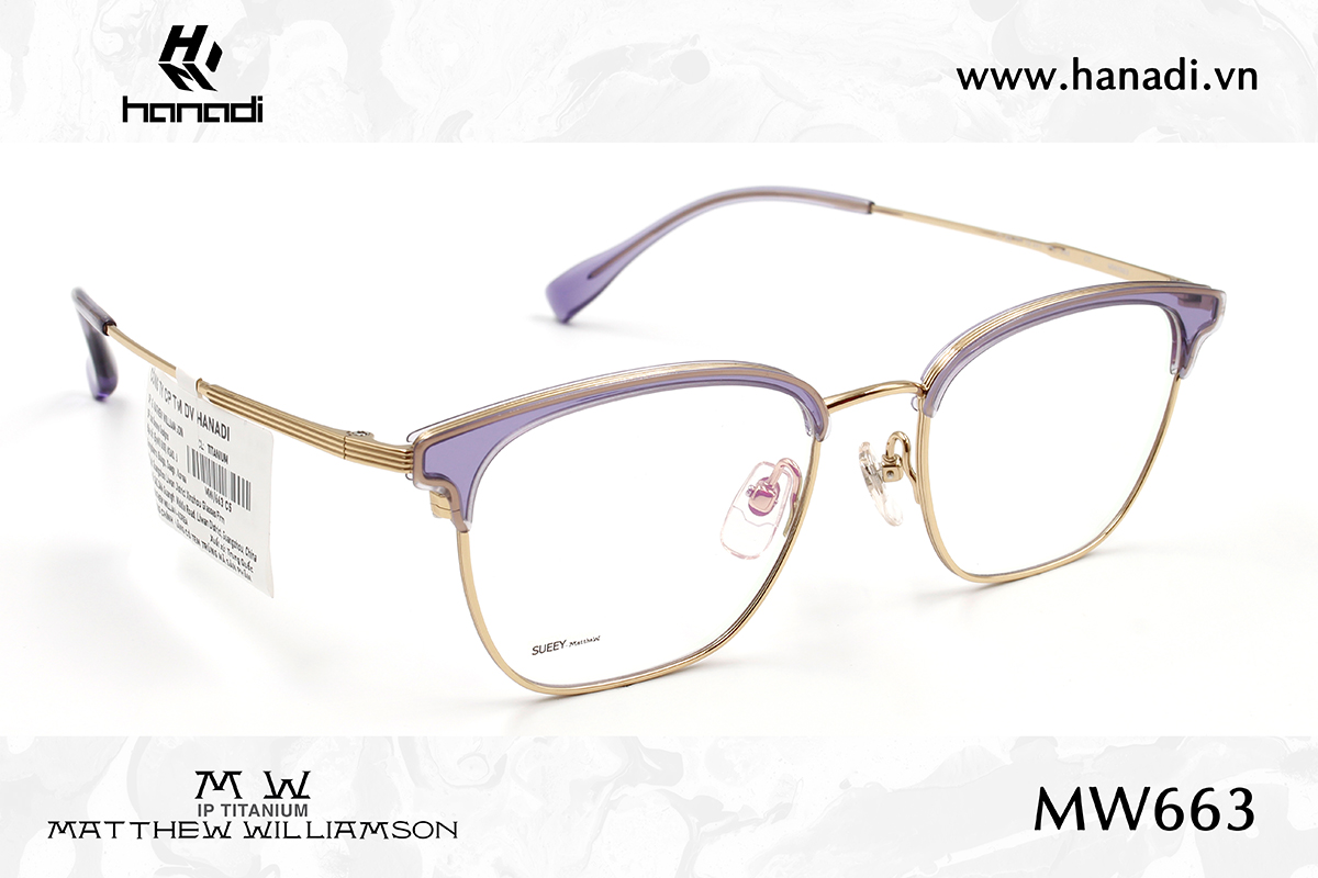 G. TITANIUM MATTHEW WILLIAMSON MW/663