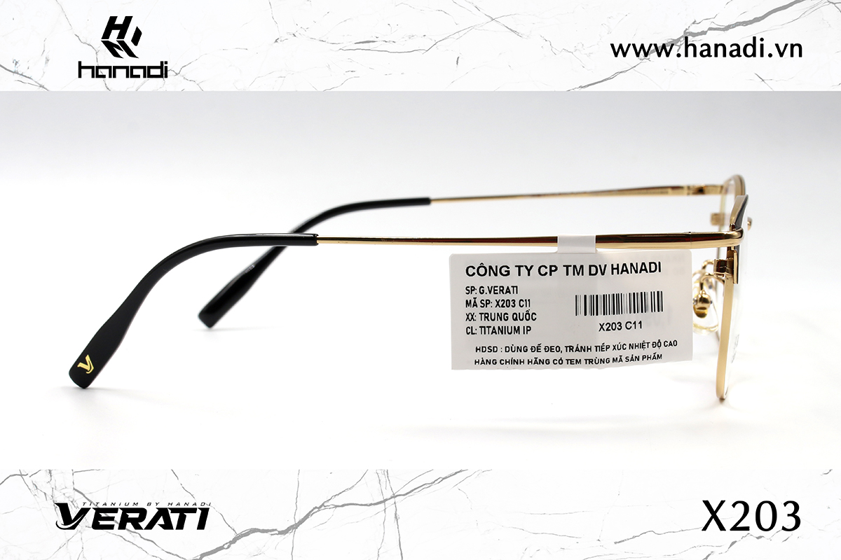 GỌNG TITANIUM VERATI X203