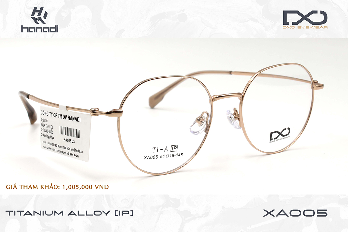 GỌNG TITANIUM ALLOY DXO XA005