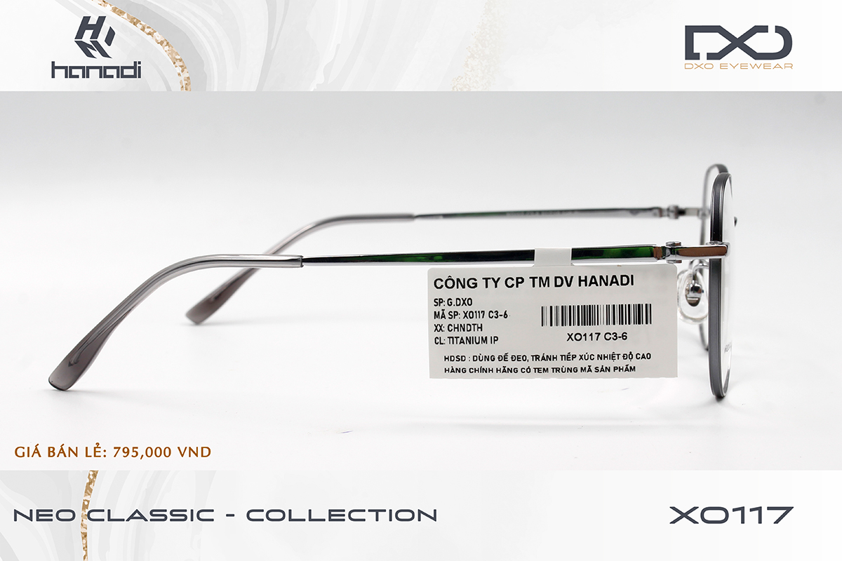 GỌNG TITANIUM DXO XO117