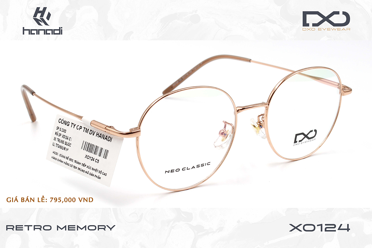 GỌNG TITANIUM DXO XO124