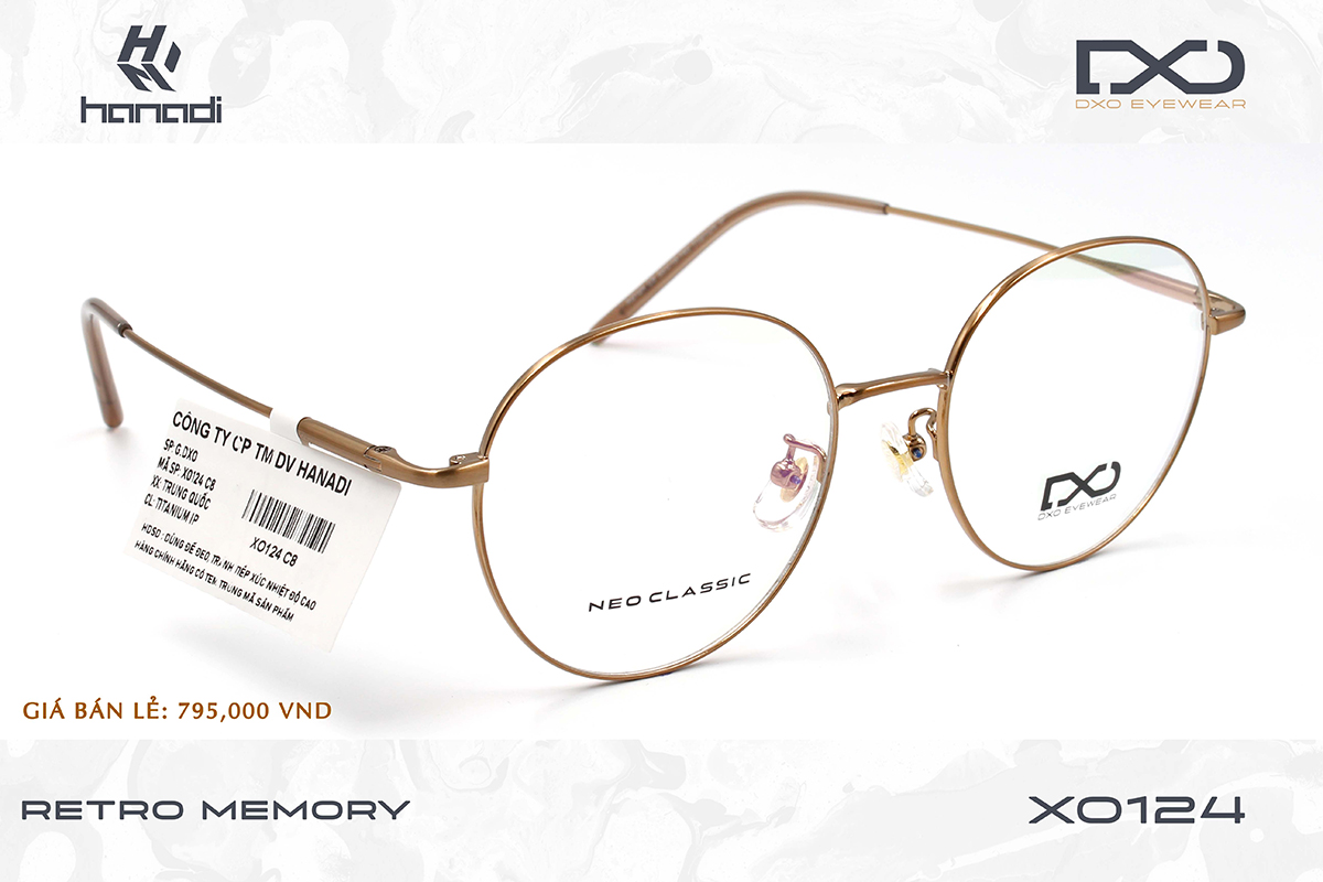 GỌNG TITANIUM DXO XO124