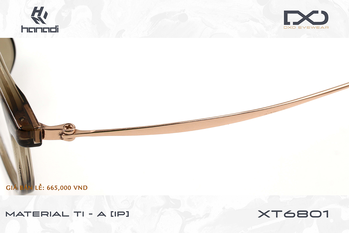 GỌNG TITANIUM ALLOY DXO XT6801