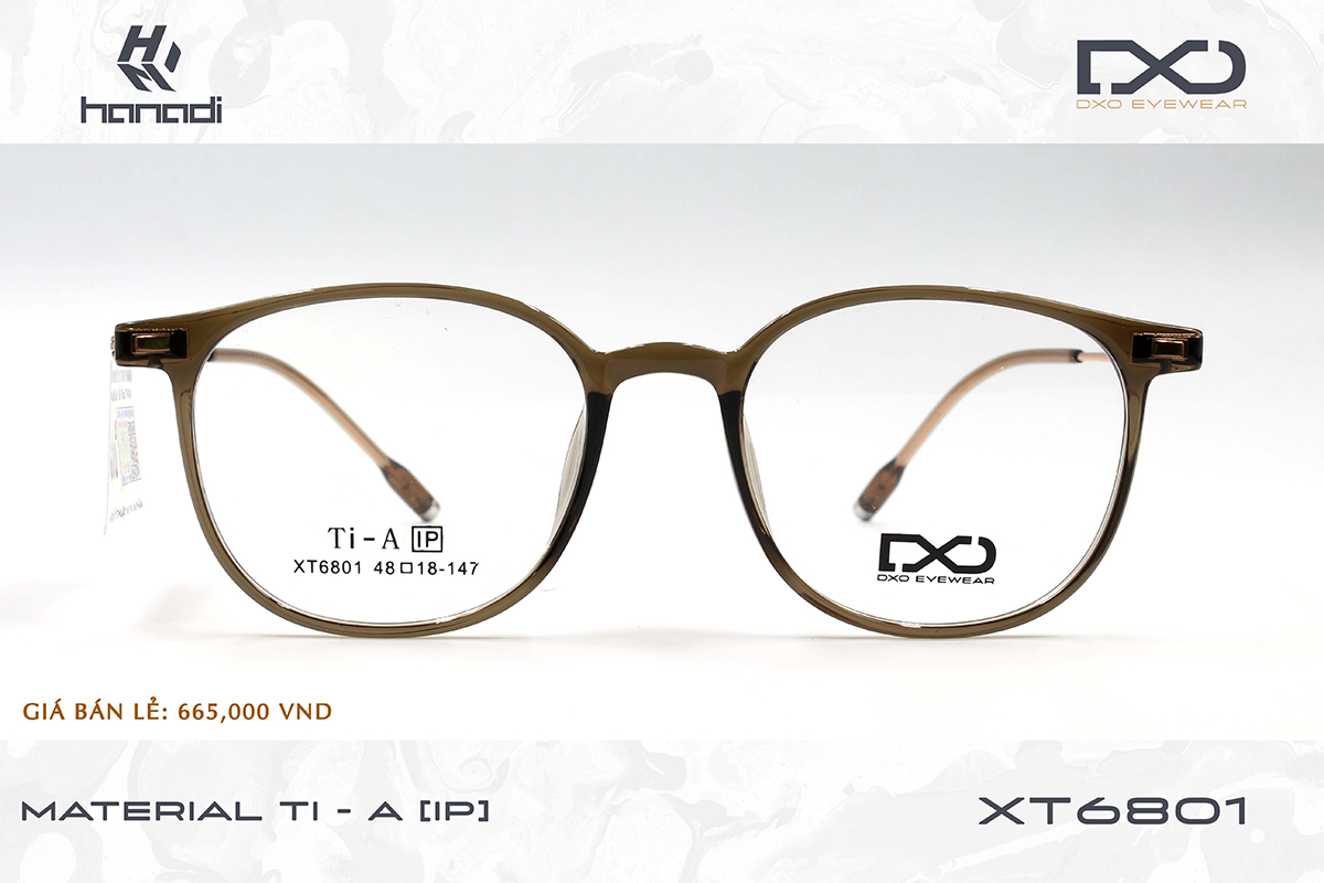 GỌNG TITANIUM ALLOY DXO XT6801