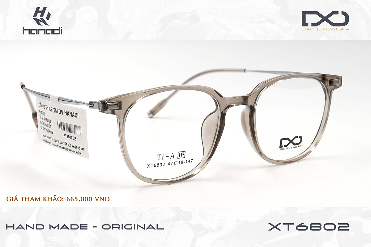 GỌNG TITANIUM ALLOY DXO XT6802