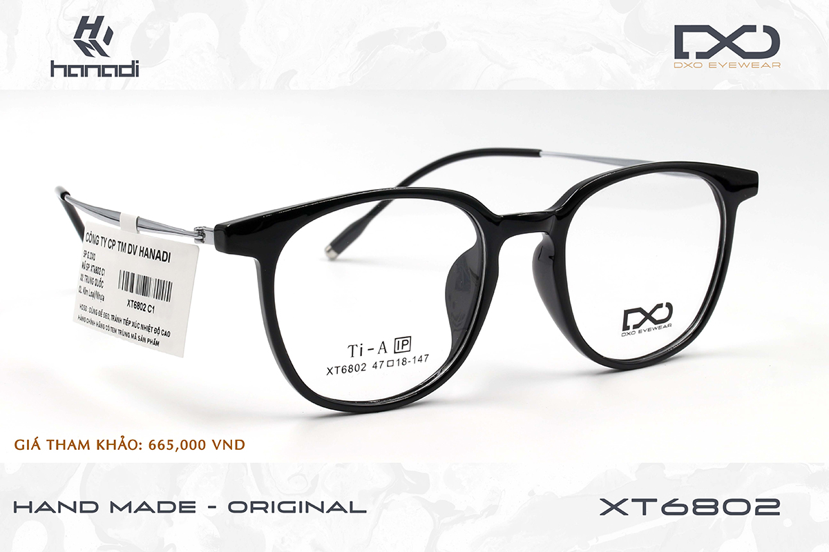 GỌNG TITANIUM ALLOY DXO XT6802