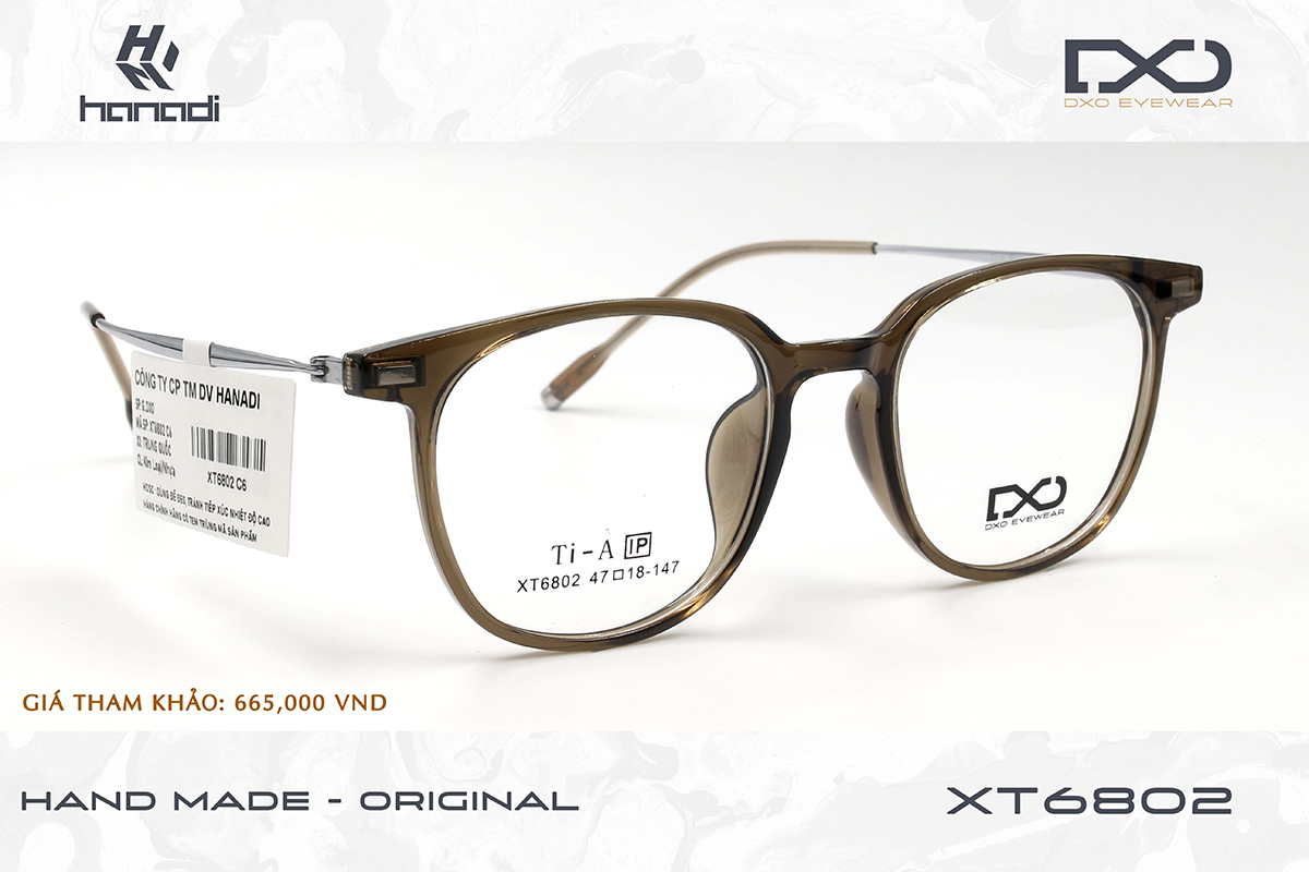 GỌNG TITANIUM ALLOY DXO XT6802