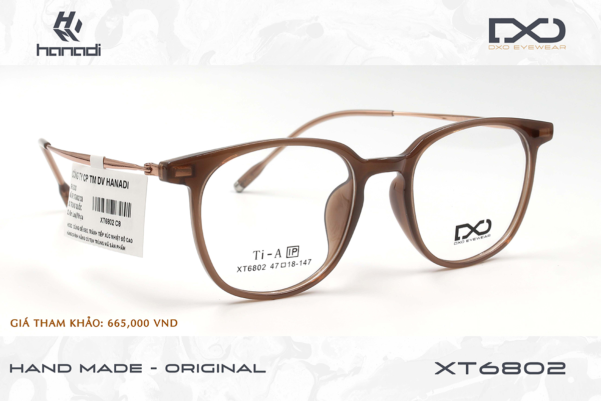 GỌNG TITANIUM ALLOY DXO XT6802