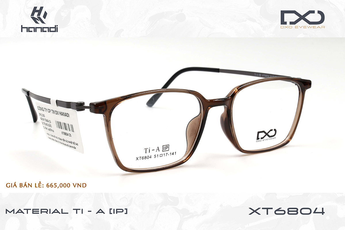 GỌNG TITANIUM ALLOY DXO XT6804