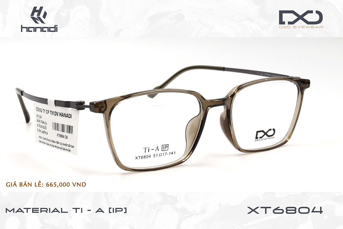 GỌNG TITANIUM ALLOY DXO XT6804