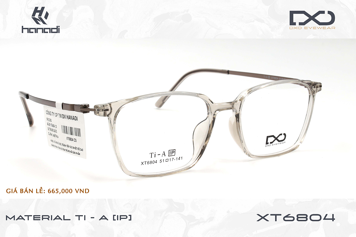 GỌNG TITANIUM ALLOY DXO XT6804