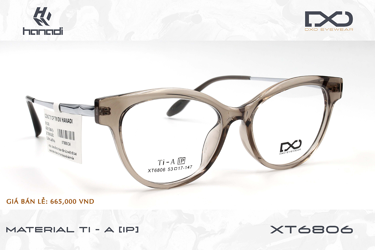 GỌNG TITANIUM ALLOY DXO XT6806
