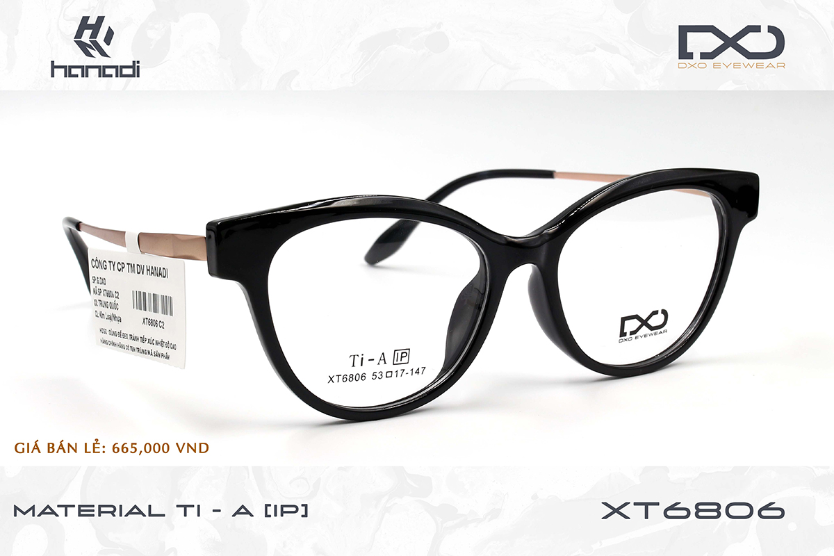 GỌNG TITANIUM ALLOY DXO XT6806