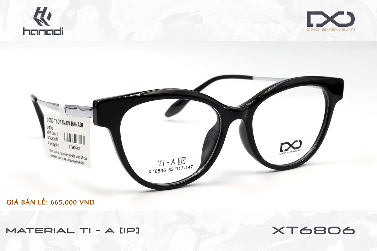 GỌNG TITANIUM ALLOY DXO XT6806