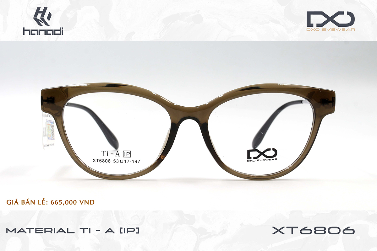 GỌNG TITANIUM ALLOY DXO XT6806