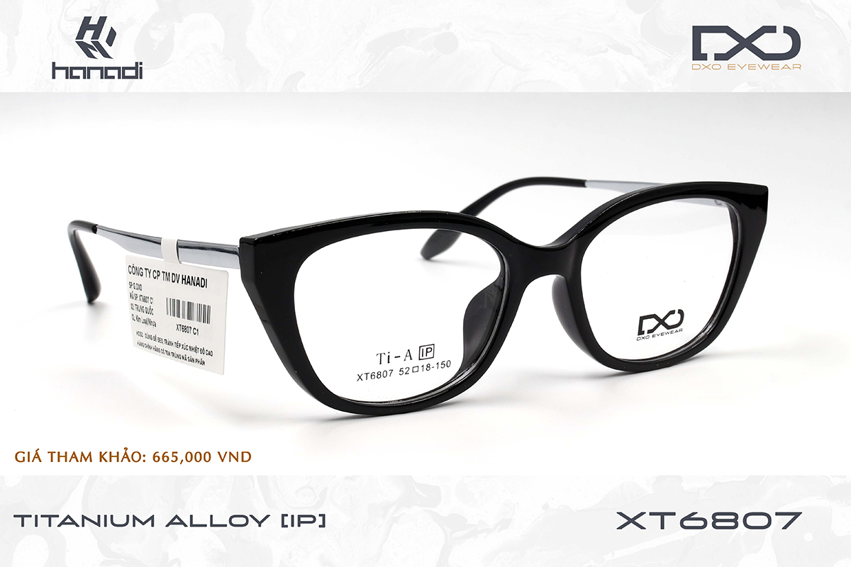 GỌNG TITANIUM ALLOY DXO XT6807
