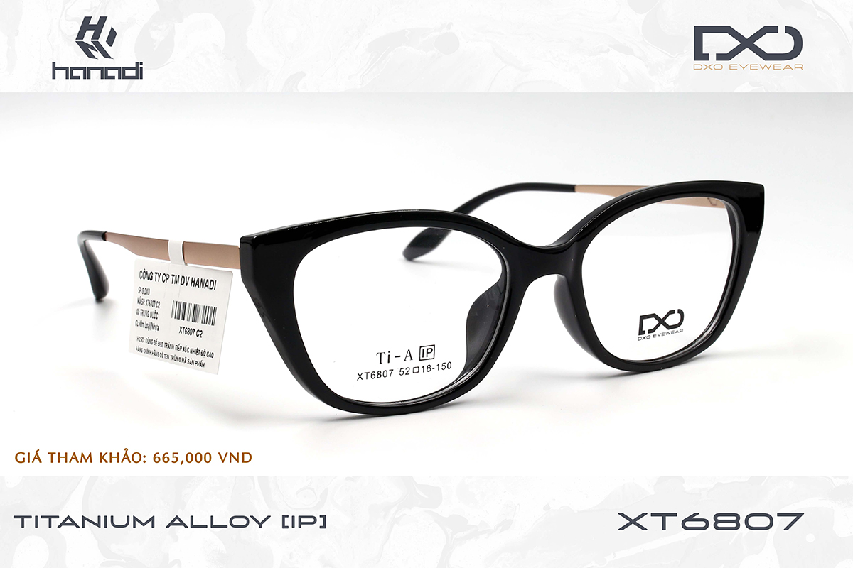 GỌNG TITANIUM ALLOY DXO XT6807