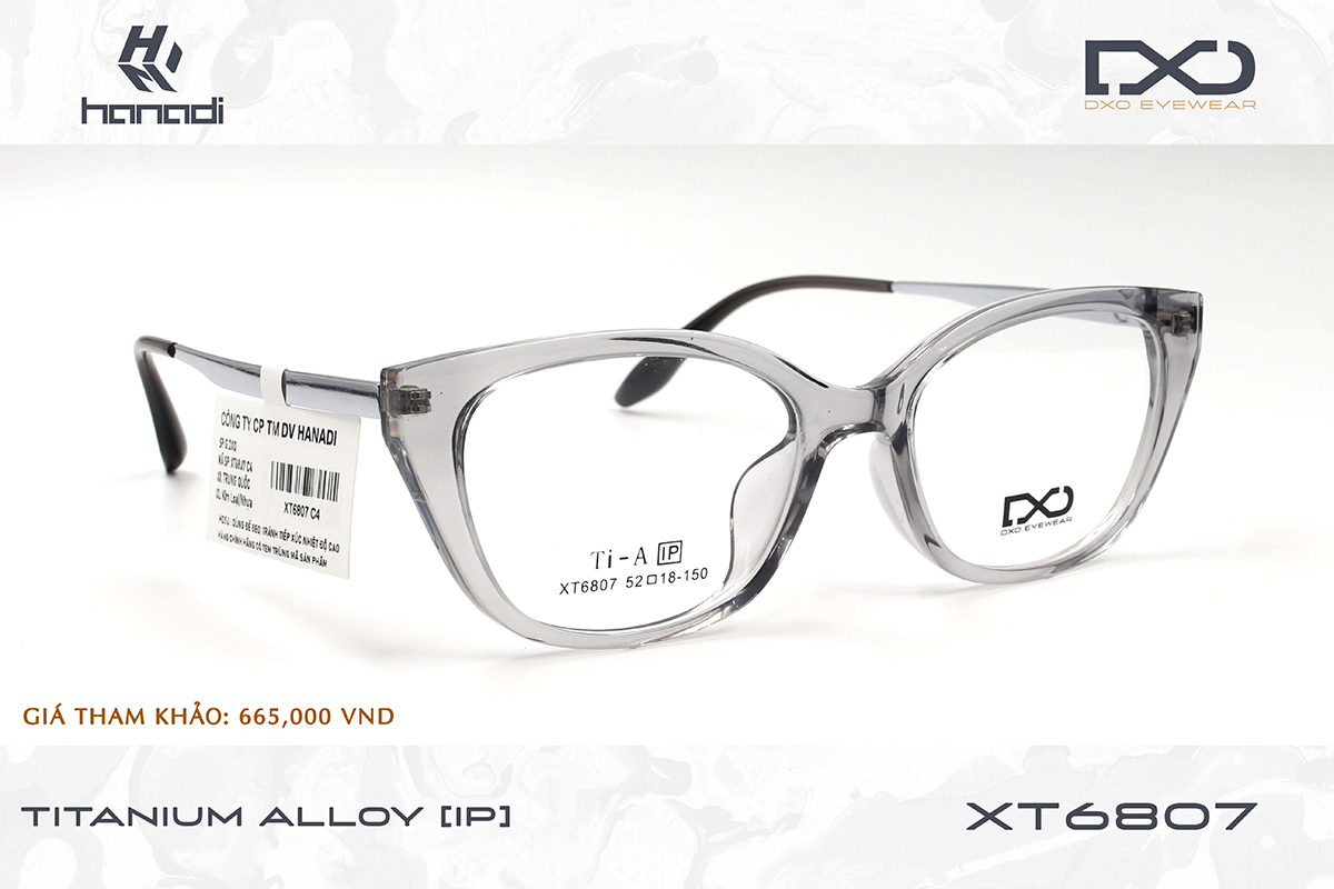 GỌNG TITANIUM ALLOY DXO XT6807