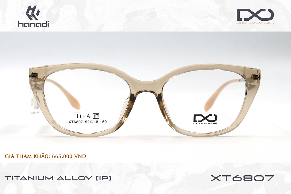 GỌNG TITANIUM ALLOY DXO XT6807