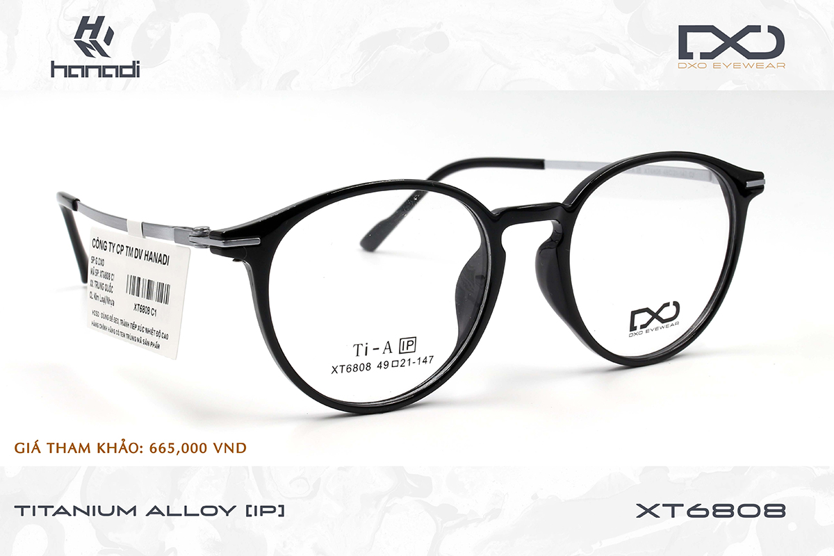 GỌNG TITANIUM ALLOY DXO XT6808