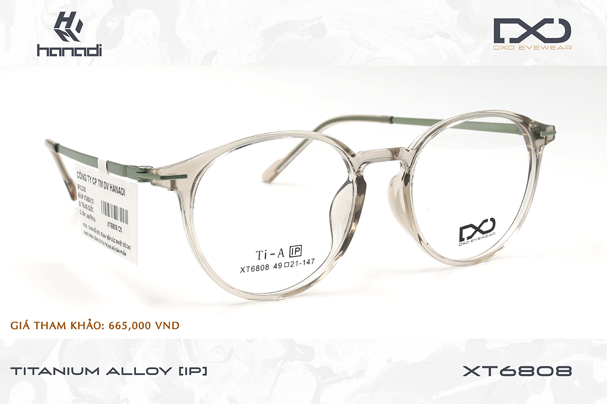 GỌNG TITANIUM ALLOY DXO XT6808