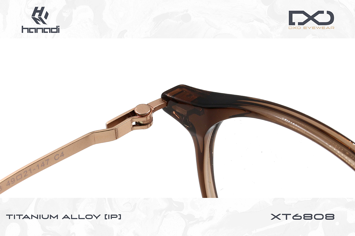 GỌNG TITANIUM ALLOY DXO XT6808