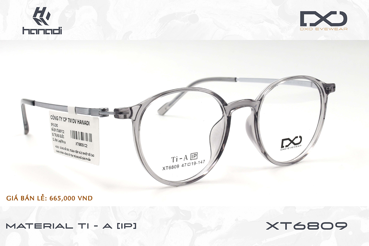 GỌNG TITANIUM ALLOY DXO XT6809