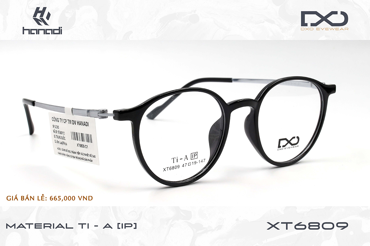 GỌNG TITANIUM ALLOY DXO XT6809
