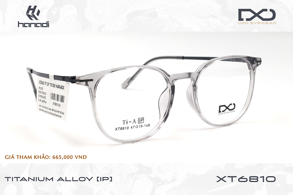 GỌNG TITANIUM ALLOY DXO XT6810