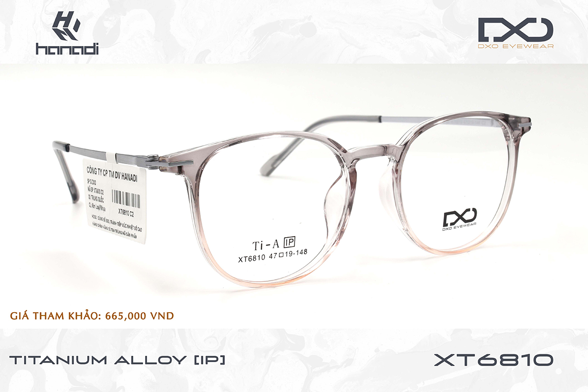 GỌNG TITANIUM ALLOY DXO XT6810