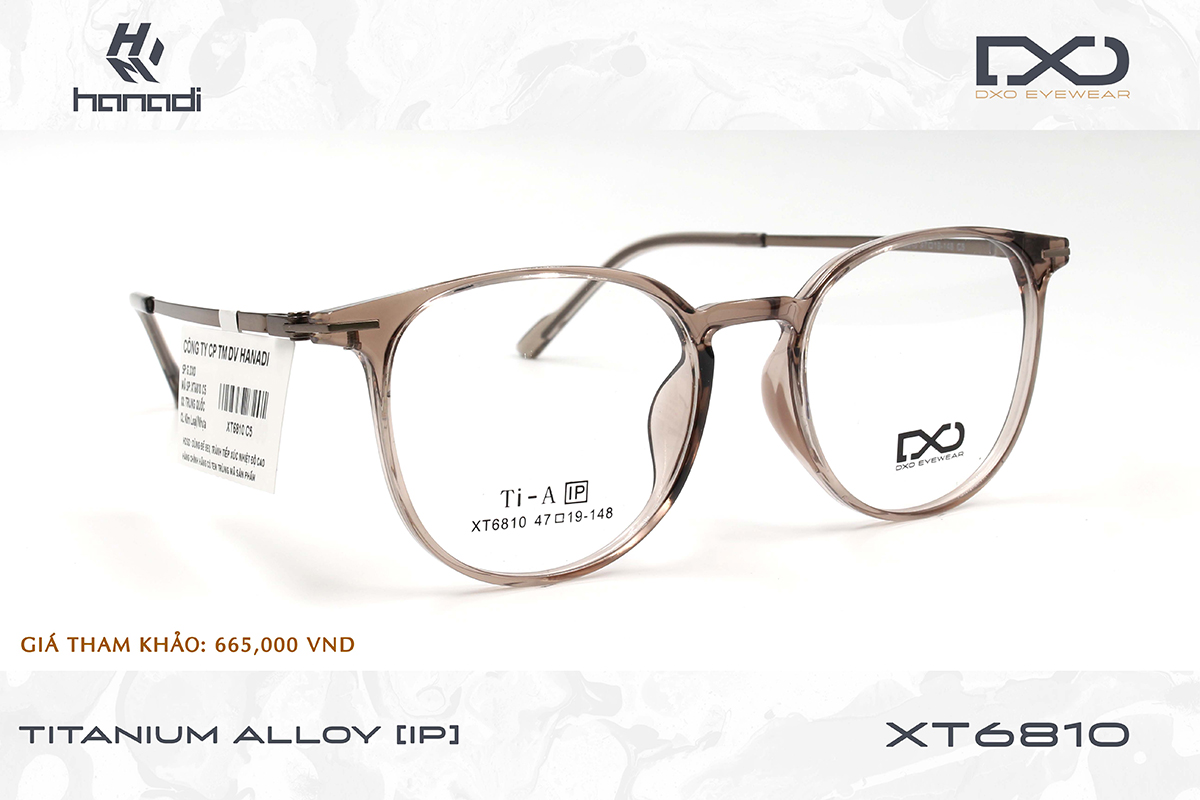 GỌNG TITANIUM ALLOY DXO XT6810