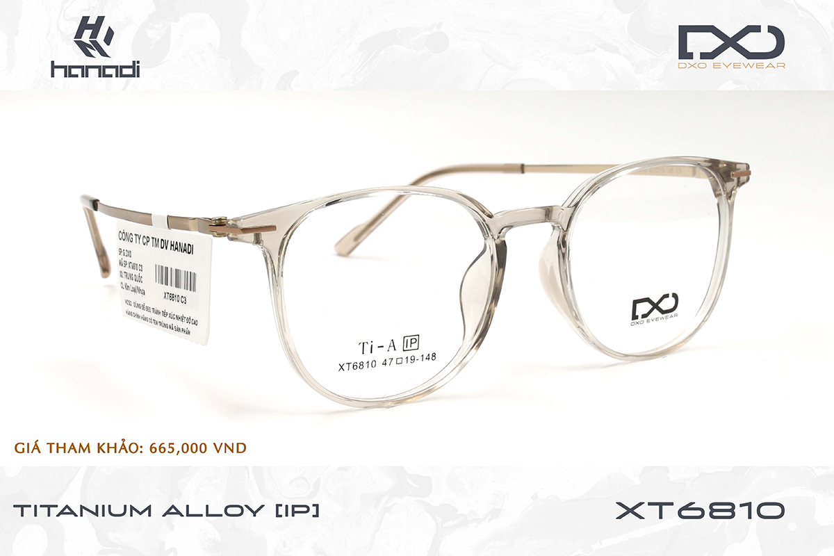 GỌNG TITANIUM ALLOY DXO XT6810