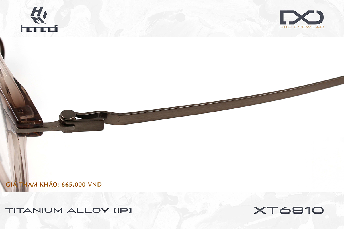 GỌNG TITANIUM ALLOY DXO XT6810