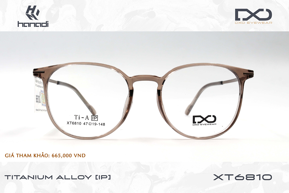 GỌNG TITANIUM ALLOY DXO XT6810