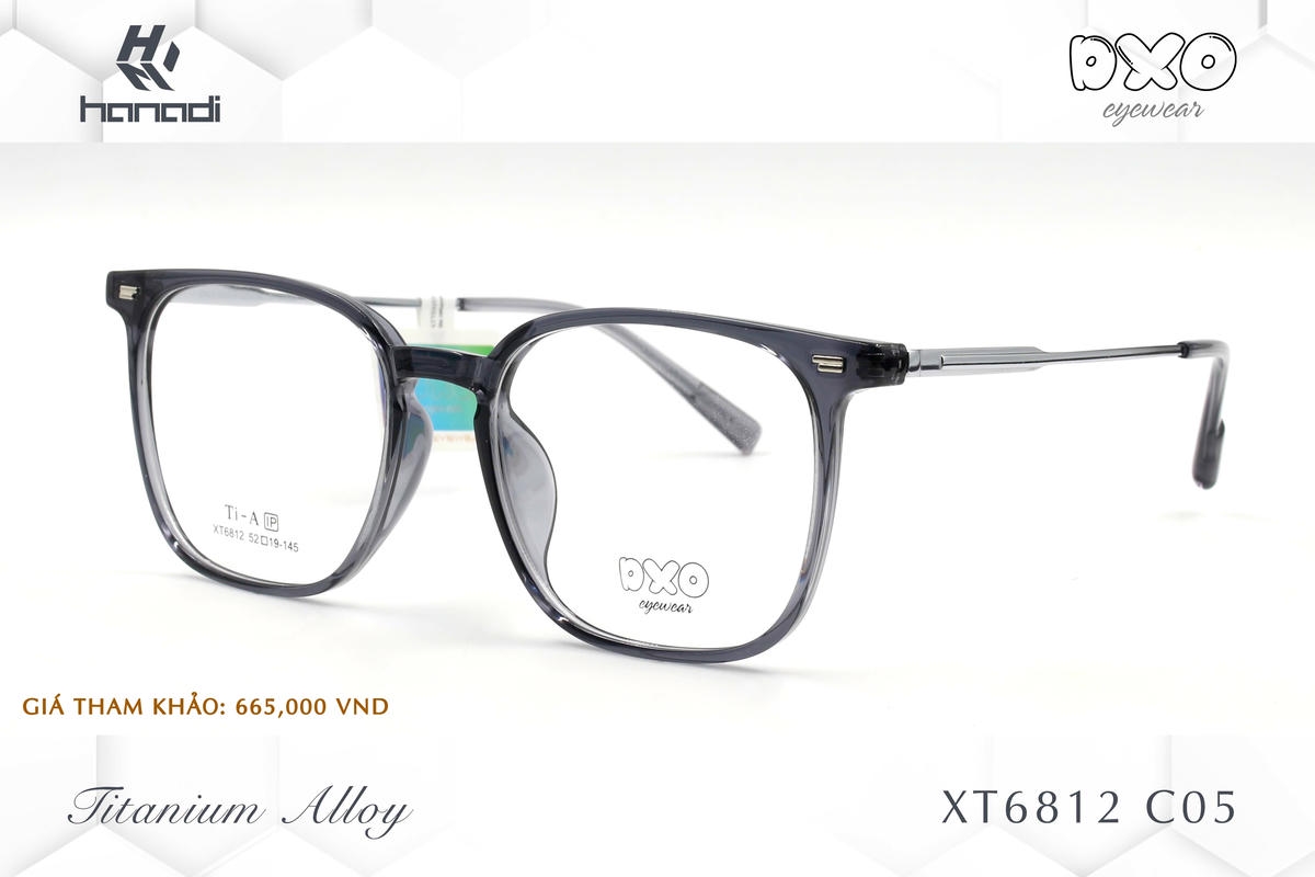 GỌNG TITANIUM ALLOY DXO XT6812