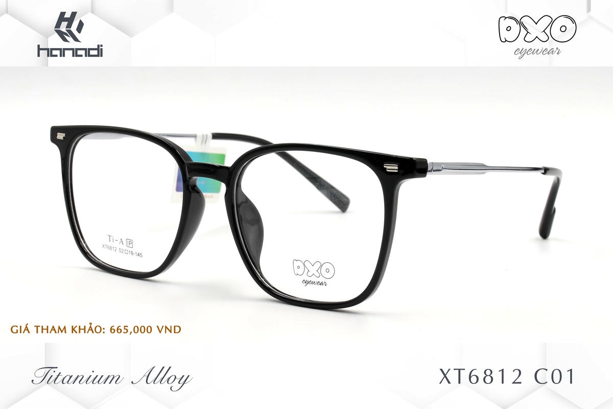 GỌNG TITANIUM ALLOY DXO XT6812
